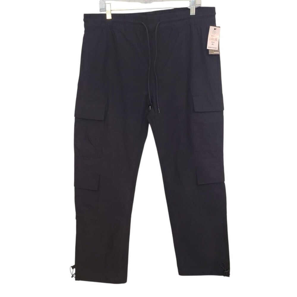 Burnside Cargo Jogger Windbreaker Pants Mens XL Y2K Gorpcore Skate Parachute